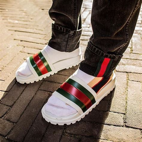 gucci boys trainers|Gucci slides for boys.